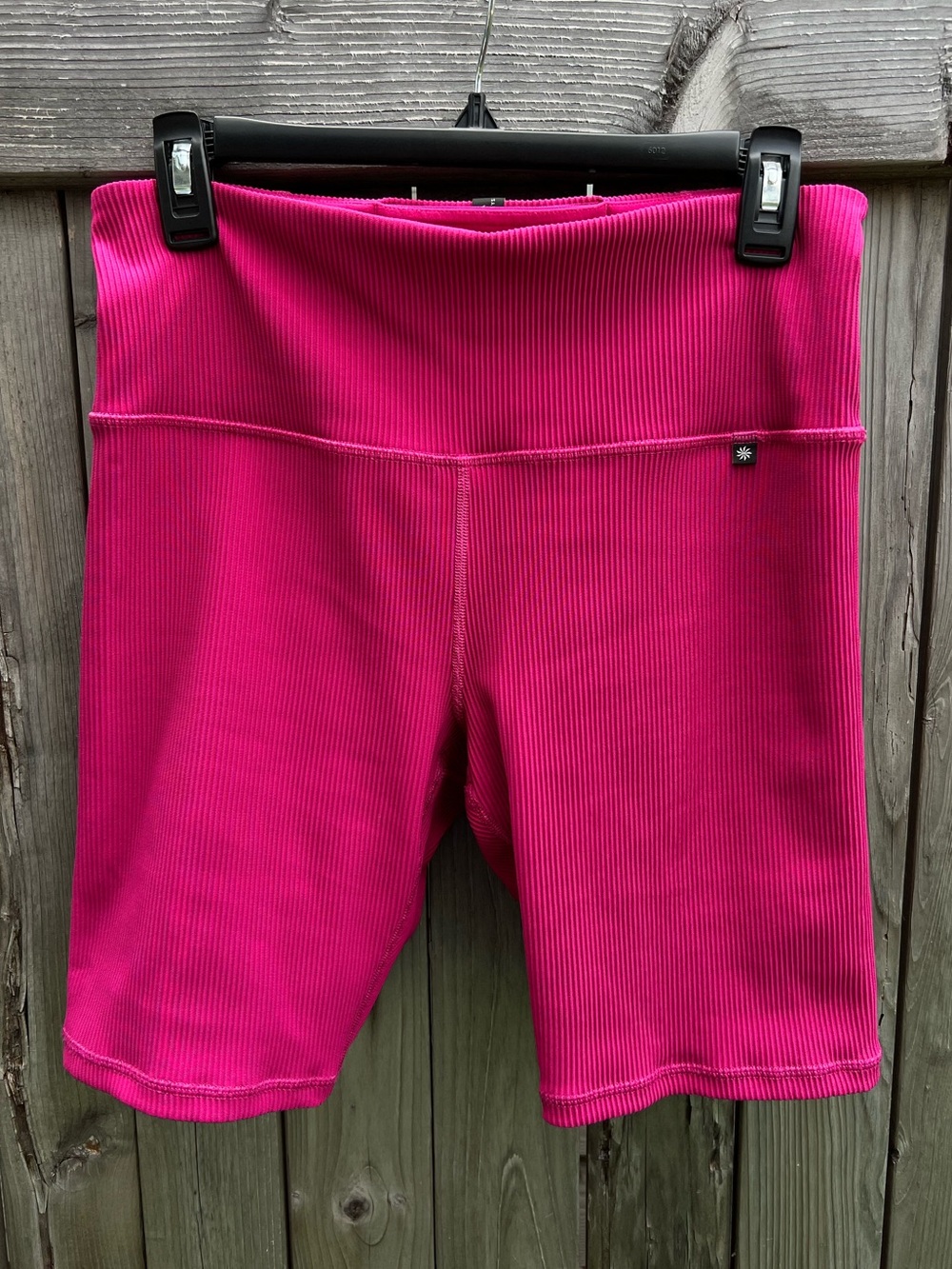 Athleta x Alicia Keys - Keys Elation Hot Pink Rib 9" Shorts